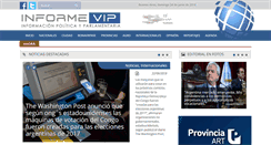 Desktop Screenshot of informevip.com.ar