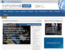 Tablet Screenshot of informevip.com.ar